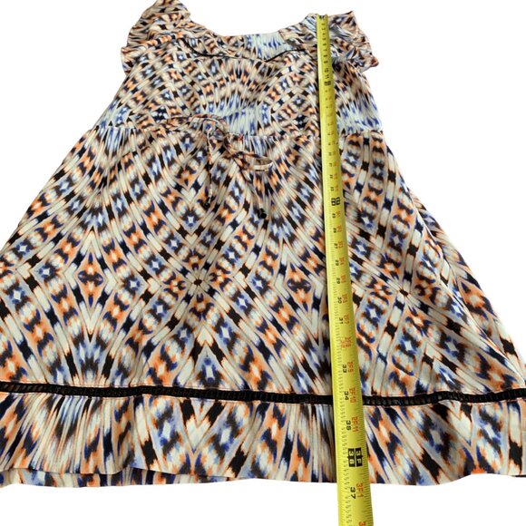 NEW Anthropologie Silk Dress Cocktail Sleeves Geometric Multi Size XS Greylin - Picture 11 of 15